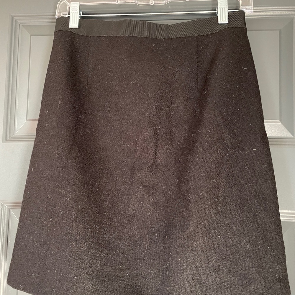 Boden Black wool mini skirt, size 6